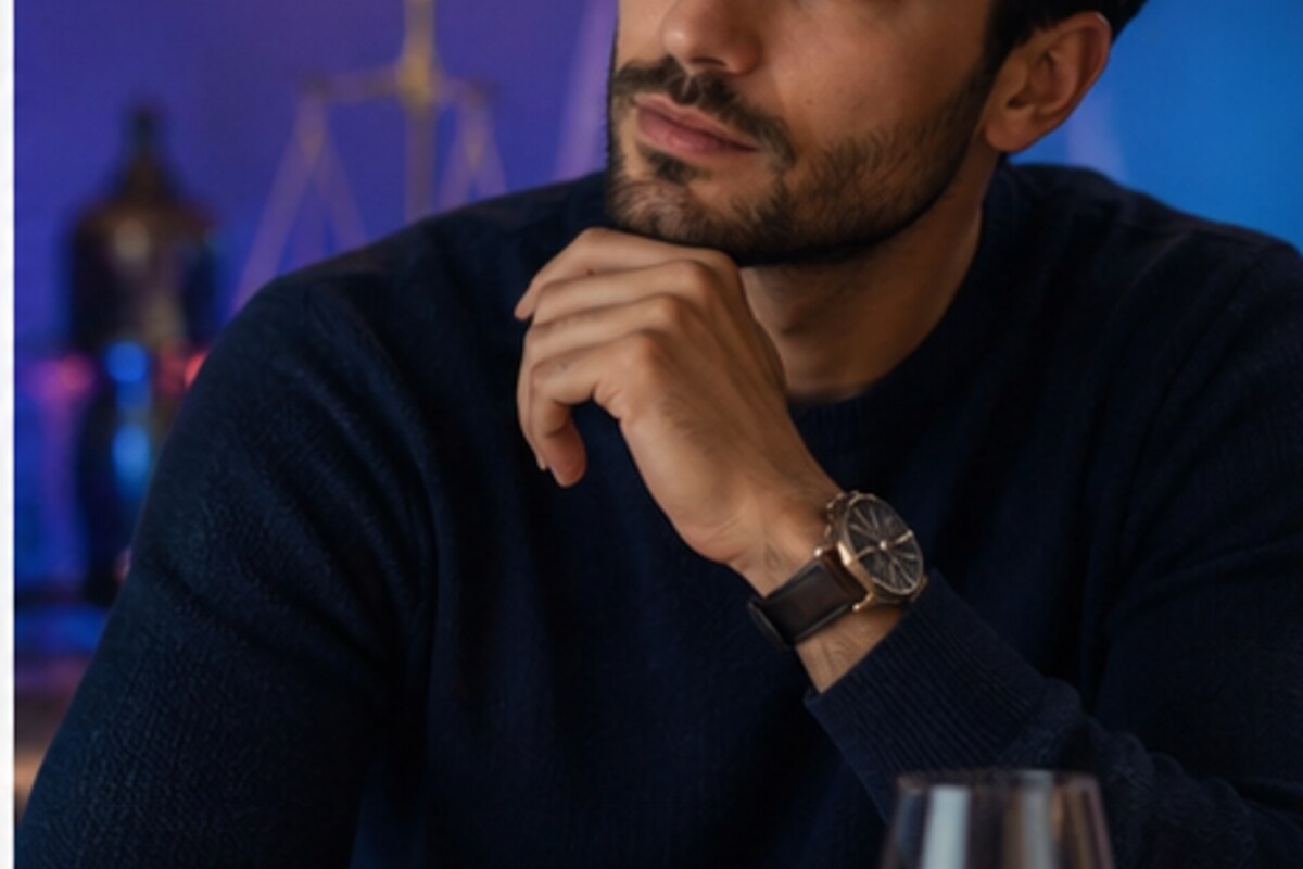 A thoughtful man considering a relationship that feels warm in person but distant afterward